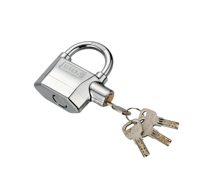 Security Gembok Lock 110dB Anti Theft Alarm Aluminium Alloy Padlock