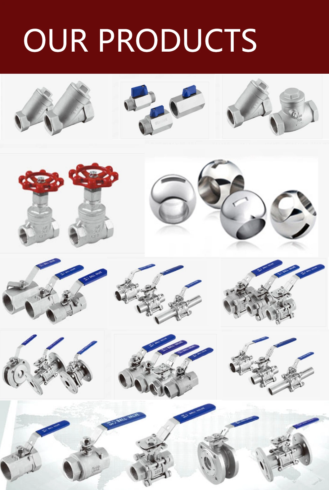 Stainless Steel 3PC Ball Valve ISO Locking Device