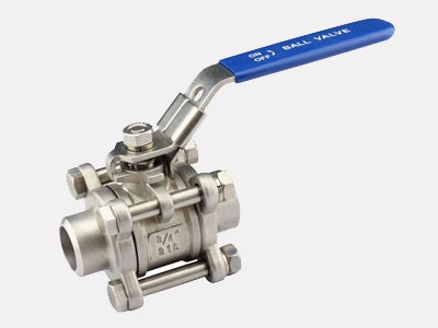 Stainless Steel 3PC Ball Valve ISO Locking Device