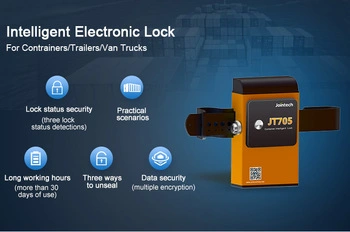 4G New Arrival Smart GPS Padlock Tracker Electronic Seal High Security Lock for Truck and Container