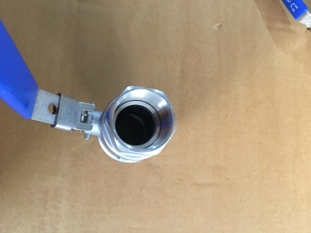 2PC NPT Screw Ball Valve with Locking Device