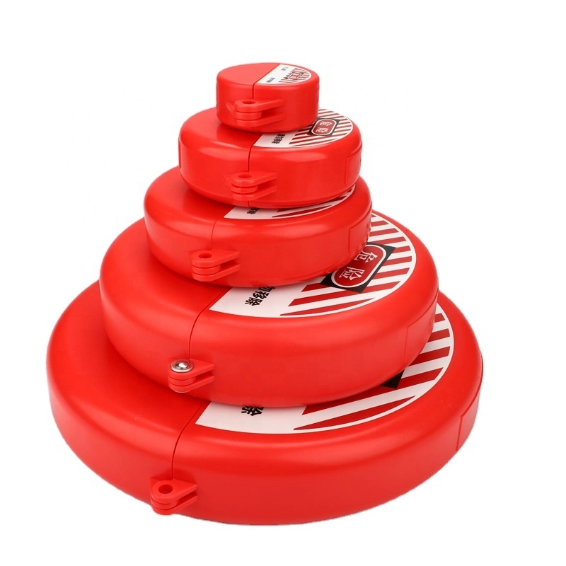 Red Safety Security Rotation Valve Lockout Tagout for Flanged &amp; Cut-off Ball Valve