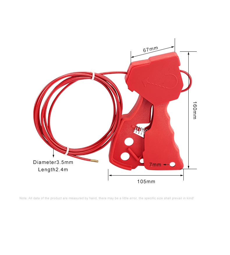 Safety Industrial Multi-Purpose Engineering Plastic Nylon PA Multipurpose Cable Lockout