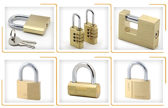 Top Security Hardware Combination Tas Padlock Brass Padlock