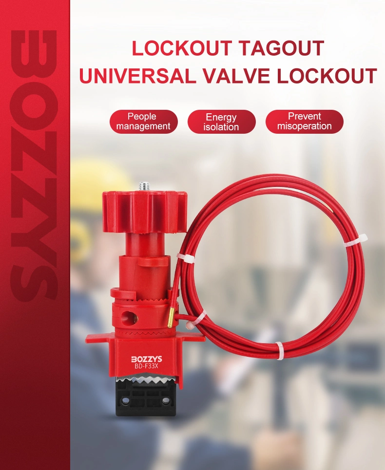 Bozzys Universal Cable Gate Valve Lockout