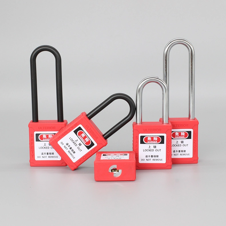 OEM Custom Label 38mm Safety Padlock Lockout with Security Lock Steel