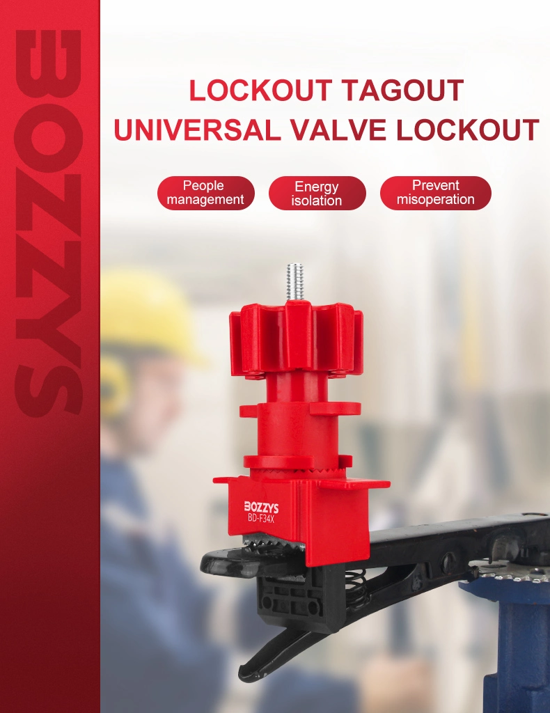 China Good Quality Manufacturer High Quality Safety Universal Ball Valve Lockout Device