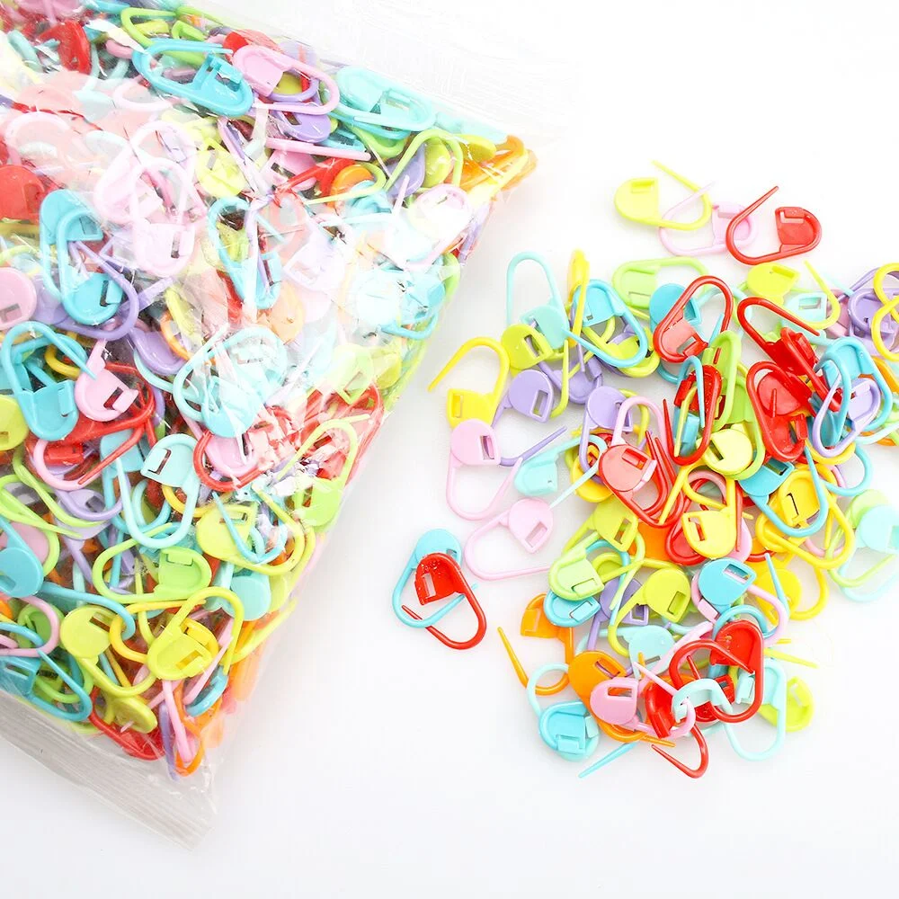 Mix Color Plastic Knitting Tool Locking Stitch Markers Crochet Knitting Tools