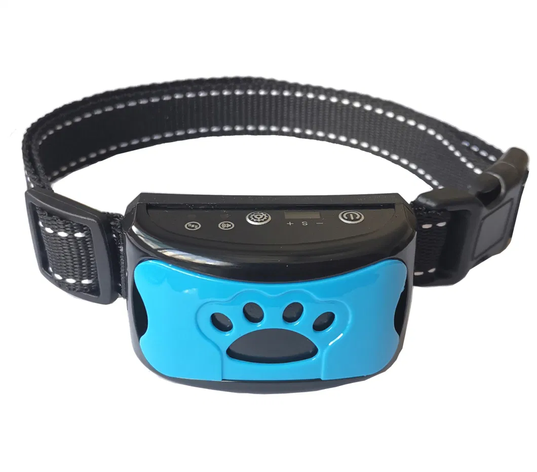 Intelligent Recognition Automatic Locking Bark Stopper Anti-Barking Rechargeable Waterproof Dog Training Device