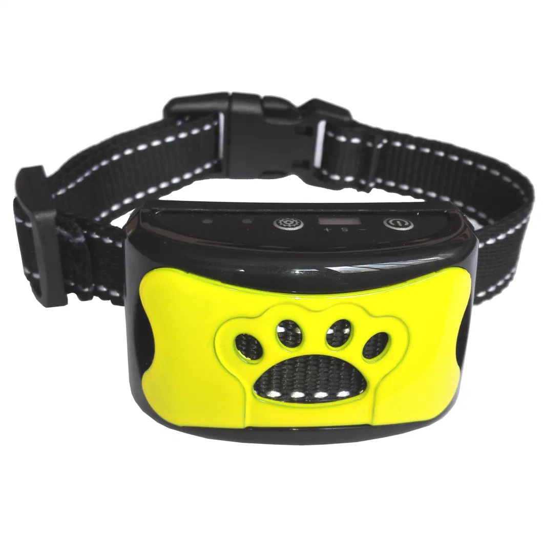 Intelligent Recognition Automatic Locking Bark Stopper Anti-Barking Rechargeable Waterproof Dog Training Device