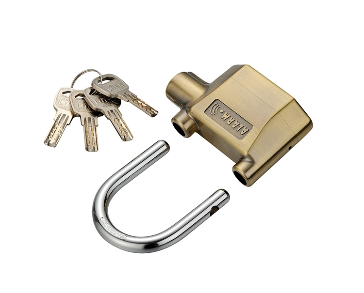 Security Gembok Lock 110dB Anti Theft Alarm Aluminium Alloy Padlock