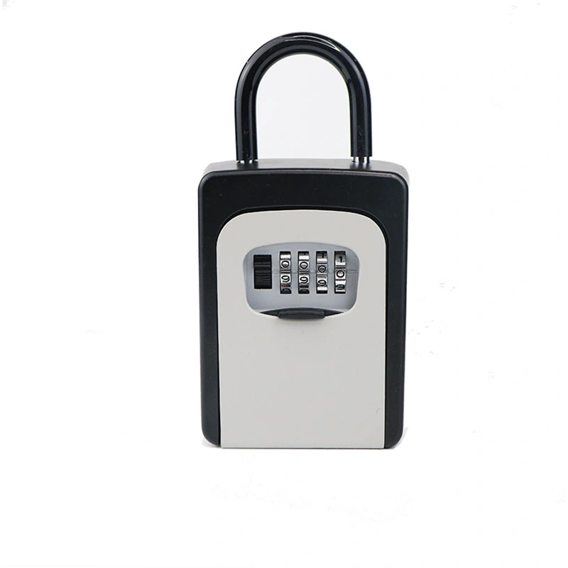 Large Wall Mount Metal Lockbox Code Combination Safe Key Storage Lock Box for Keys Outdoor