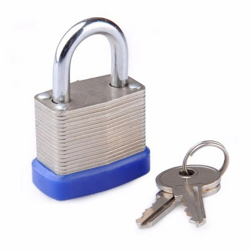 Laminated Steel Padlock with Zinc Plating