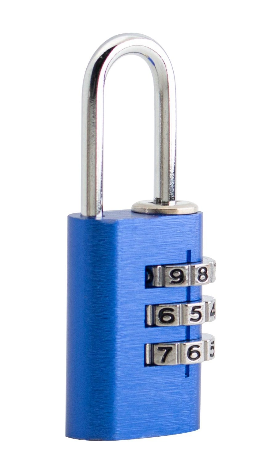 4 Digit Small Combination Padlock for Travel Luggage-Blue