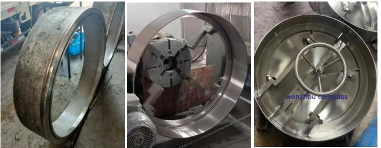 Big Size Industry Stainless Steel SS304 Tank Manhole Cover with Sand Blasting
