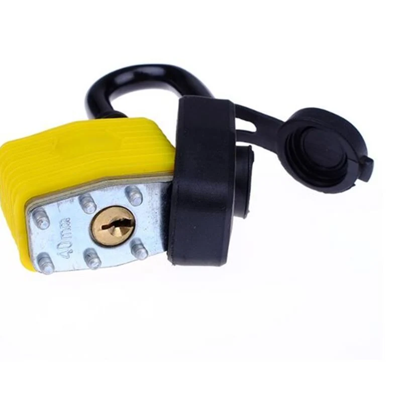 PVC Cover Short Shackle Waterproof and Dustproof Laminated Padlock