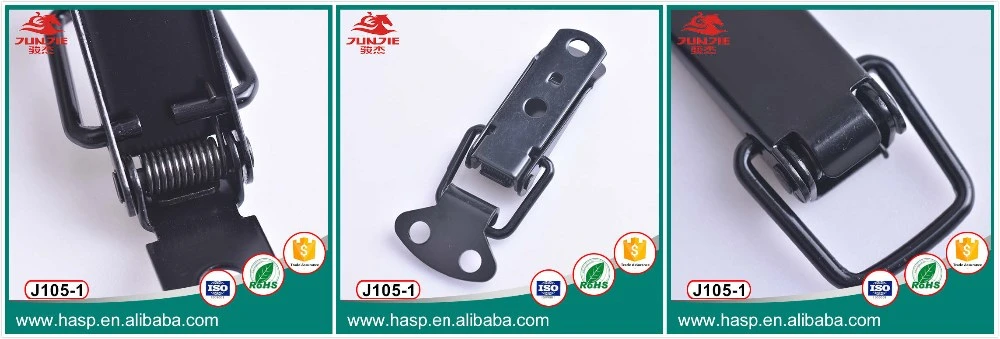 Quick Release Snap Lock Iron Toggle Latch Lock in Black Color J105-1