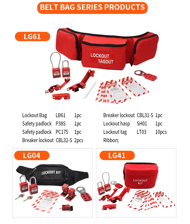 Manufacturer Loto Safety Lockout Kit with Lockout Bag