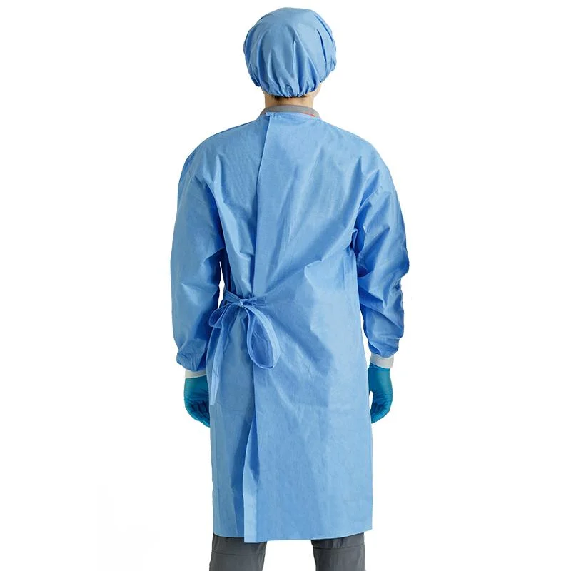 Disposable Ethylene Oxide Sterilization Medical Surgical Isolation Gown for Hospitals