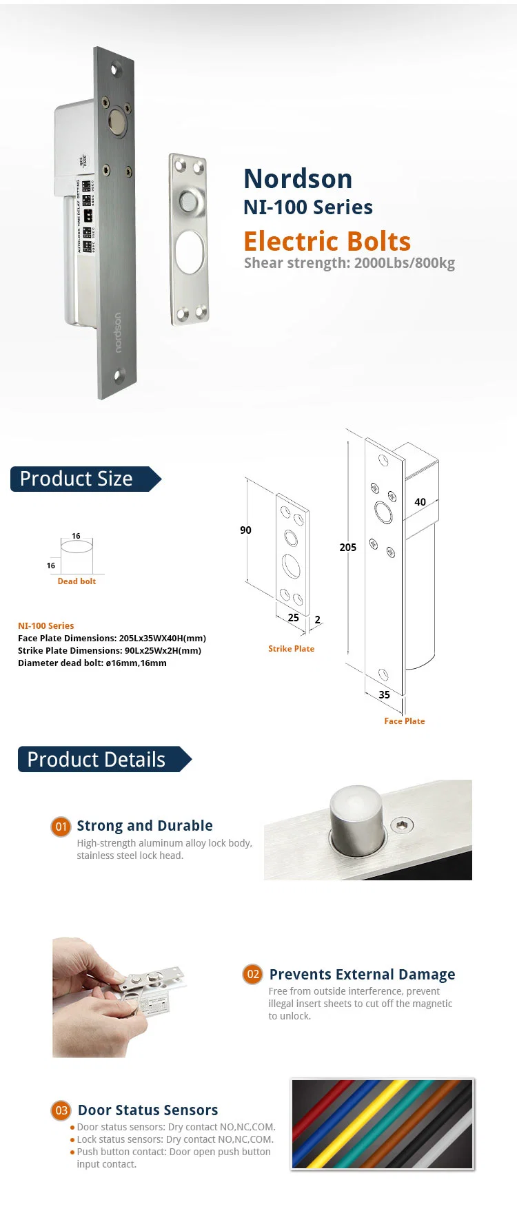 High-Quality Aluminum Alloy Panel Entry Lock Sliding Door Smart Lock Deadbolt for Access Control