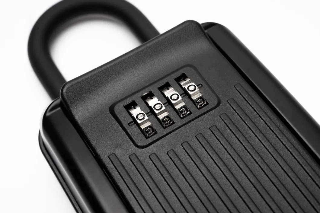 Large Capacity Waterproof 4 Digit Resettable Metal Combination Safe Metal Key Lockbox for Wall Mounted