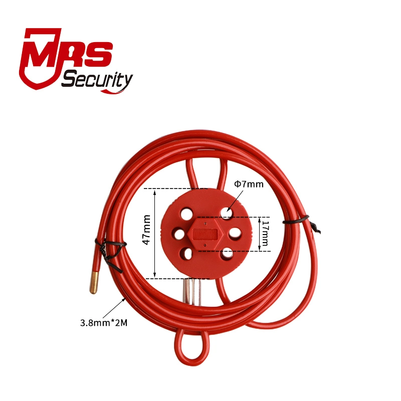 Safety Cable Lockout Tagout Steel Wrapped in PVC Cable Safe Lock Manufacturer