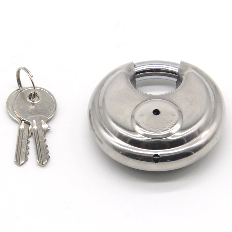 Anti-Rust Customized Logo Lock Waterproof Master Lock Stainless Steel Disc Padlock