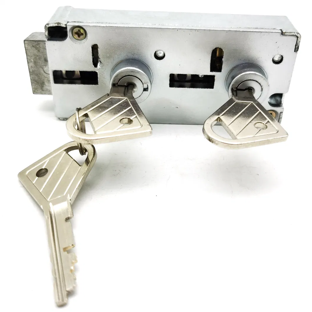 Brass Finish Changeable Safe Deposit Lock Wts01 for Bank Cabinet