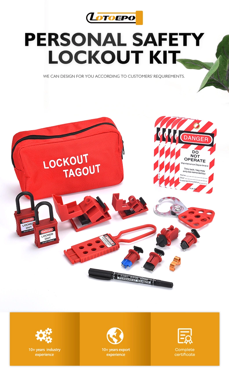 Waterproof Persona Logout Lockout Tagout Fabric Safety Portable Lockout Bag Tool Bag Safety