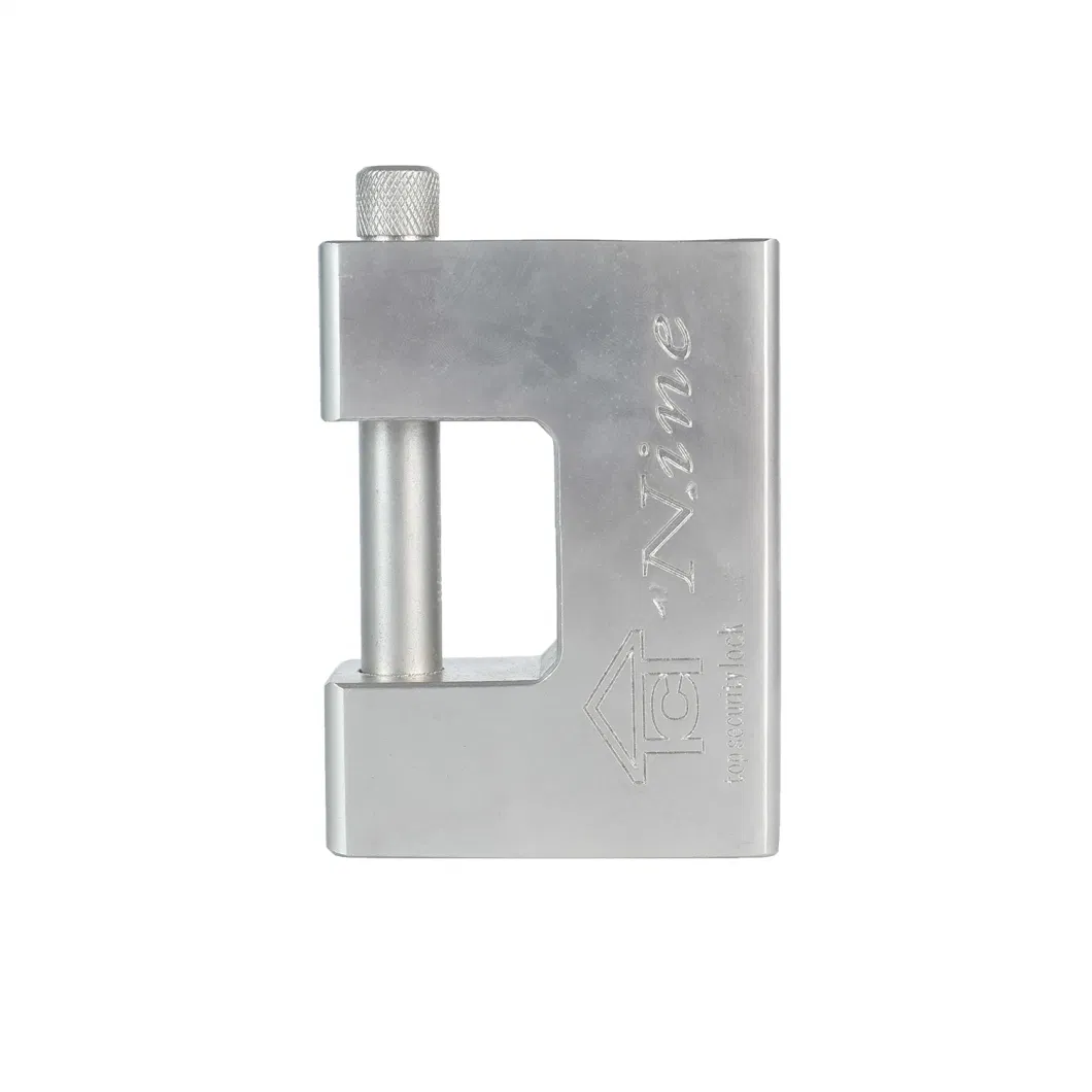 Thick High Quality and High Security Rectangular Hardened Steel Padlock