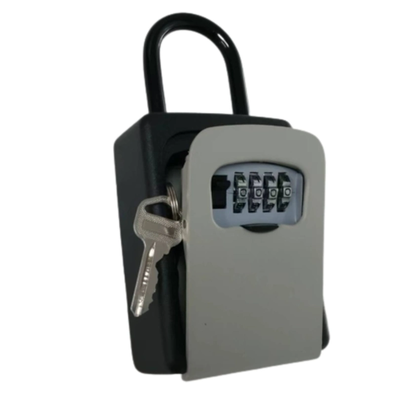 Key Lock Box, Combination Key Safe Lockbox with Code for House Key Storage, Combo Door Locker