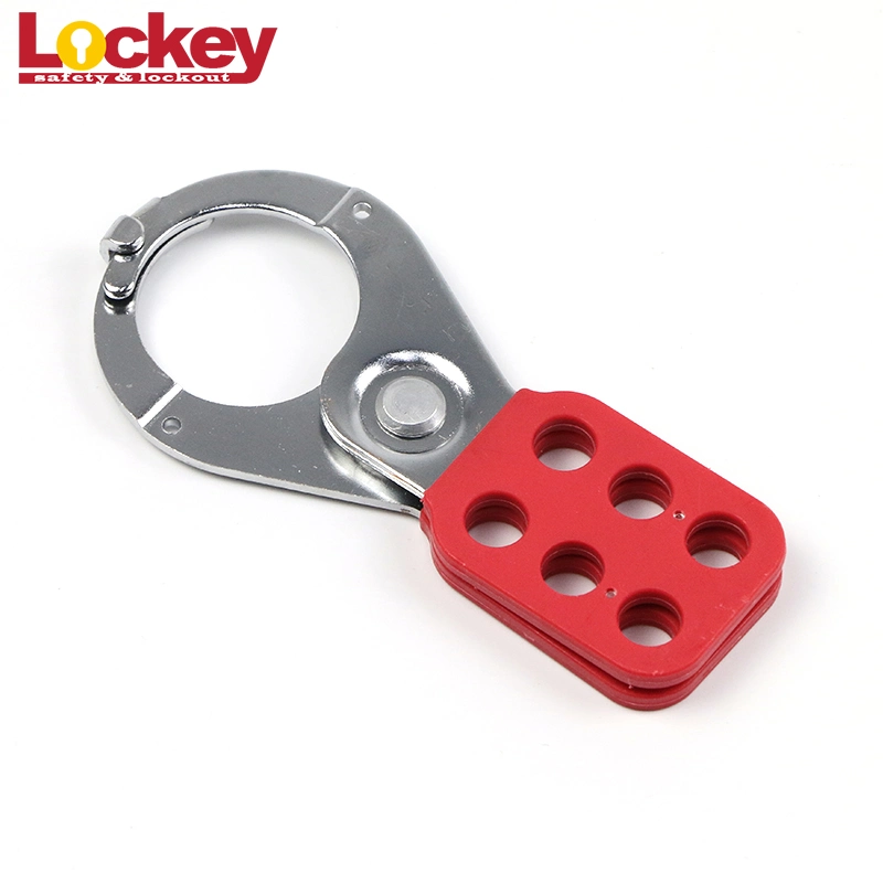 Lockey Steel Lockout Hasp with Hook Accept 6 Padlock