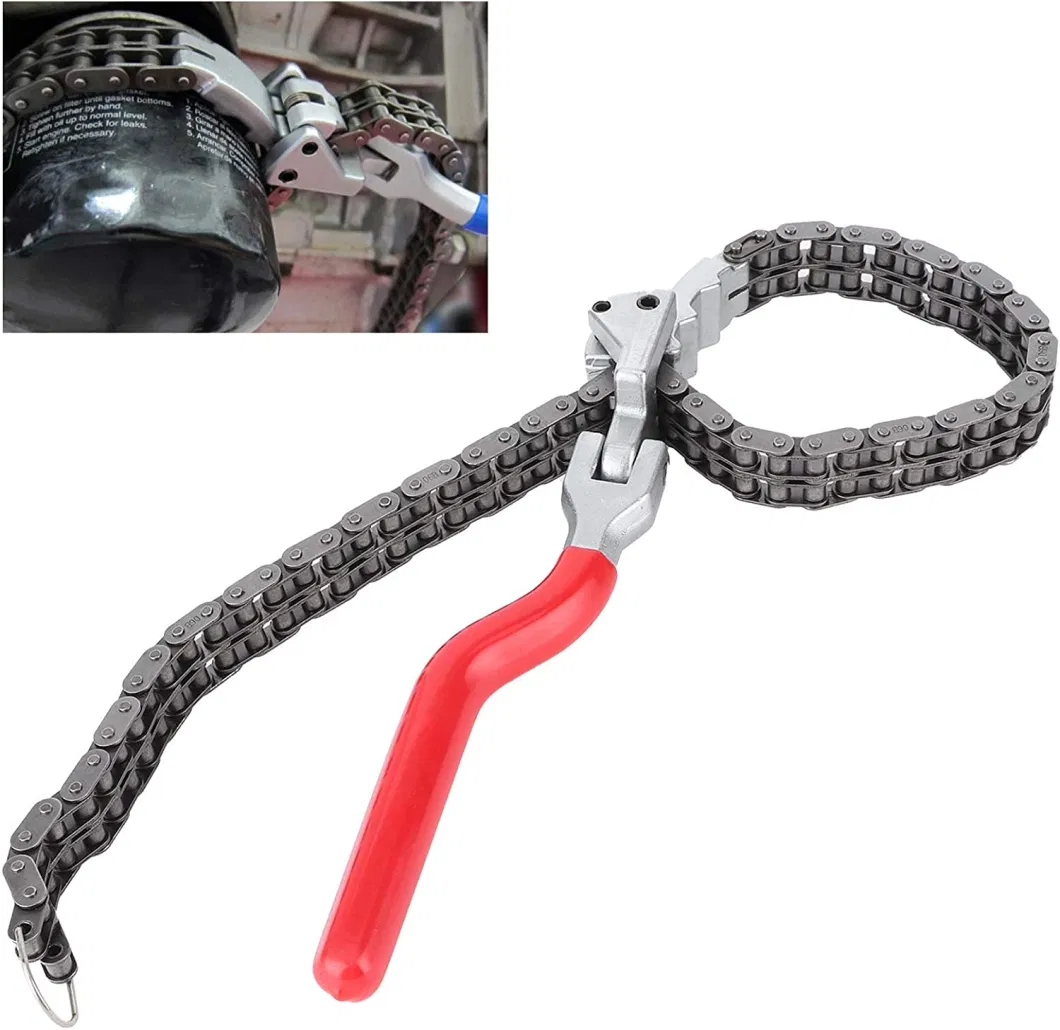 Auto Car Wheel Exhaust Tail Pipe Cutter Machine Multi Wheel Chain Type Locking Plier Pipe Tube Wrench Tool