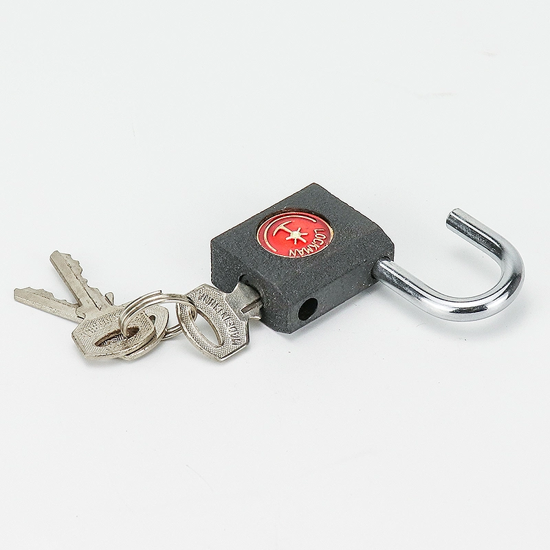 15mm 20mm 25mm 30mm 40mm Short Shackle Hardware Black Pad Lock Iron Cylinder Side Opening Padlock