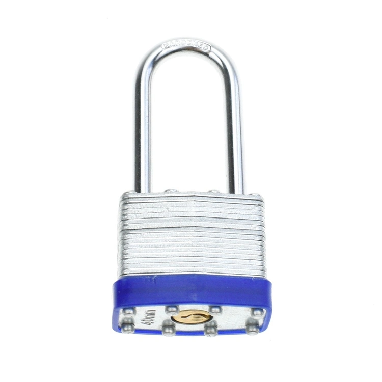 Yh9110 Plastic Covered with Master Key Shape Outdoor Combination Laminated Padlock