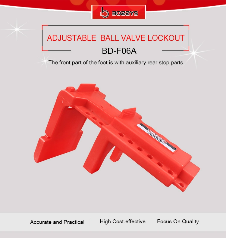 Bozzys 13mm to 70mm Adjustable Safety Ball Valve Lockout