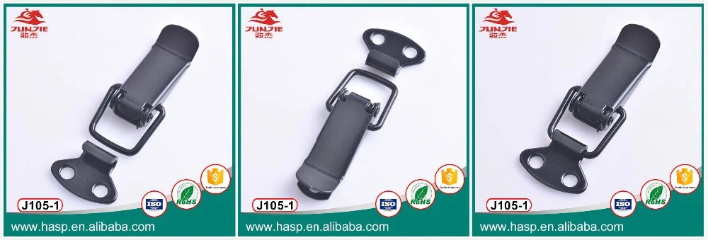 Quick Release Snap Lock Iron Toggle Latch Lock in Black Color J105-1