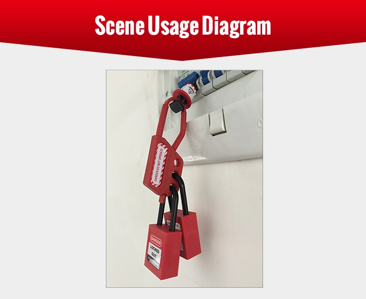 Industrial Insulation Lockout Hasp with 6 Lockout Holes