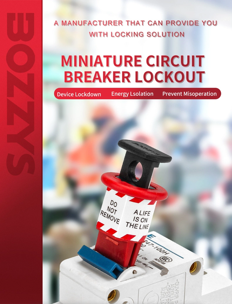 Miniature Circuit Breaker Lockout Electr Lockout Kit to Prevent Accidental Operation