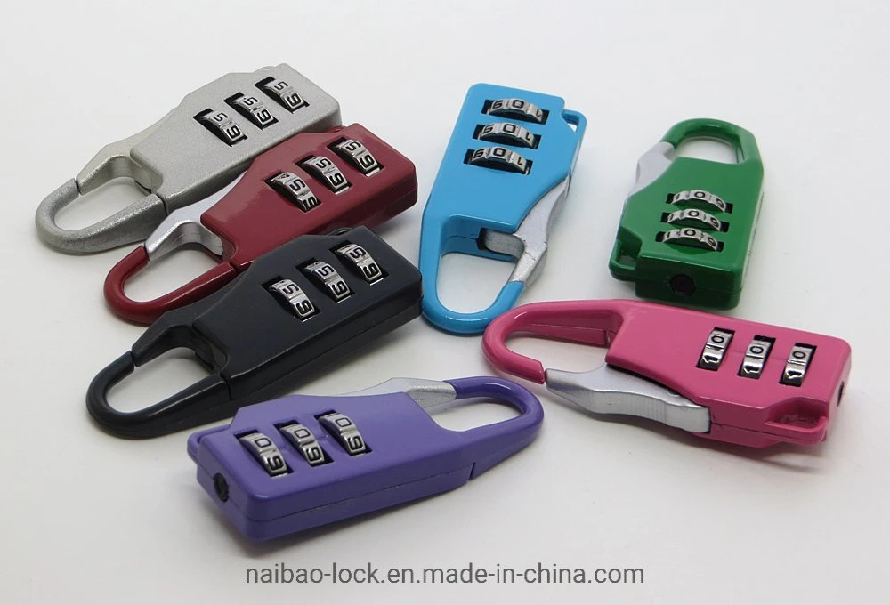 Travel Suitcase Security 3 Combination Padlock Lock