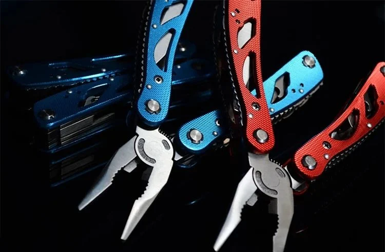 Stainless Steel 14 in 1 Safety Locking Multitool Pliers Multi Tool Multi-Fucntion Tool with Belt Clip