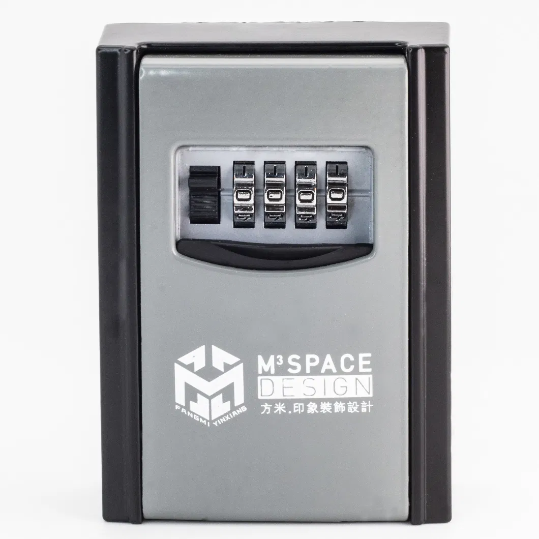 Wall Mount Combination Lockbox for House Keys to Hide a Key Outside