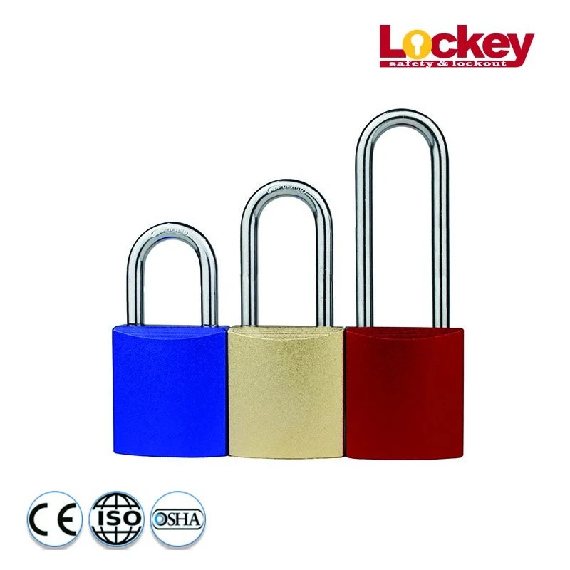 Keyed Differ Industrial Aluminum 38mm Shackle Safety Padlock