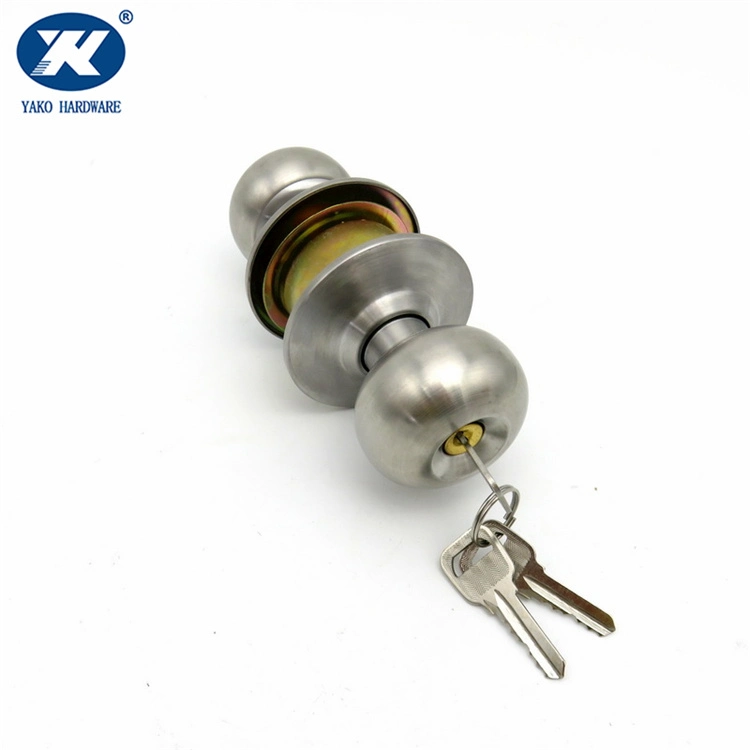 Stainless Steel Home Door Safety Security Cylindrical Round Knob Lock