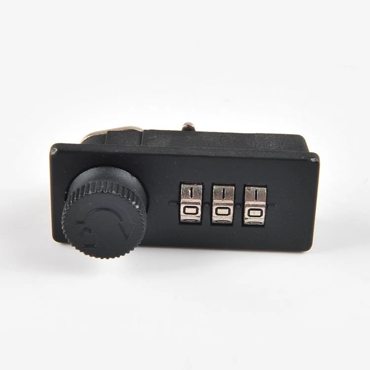 Rectangular 3 Digits Plastic Combination Cabinet Password Cam Lock (YH1280)