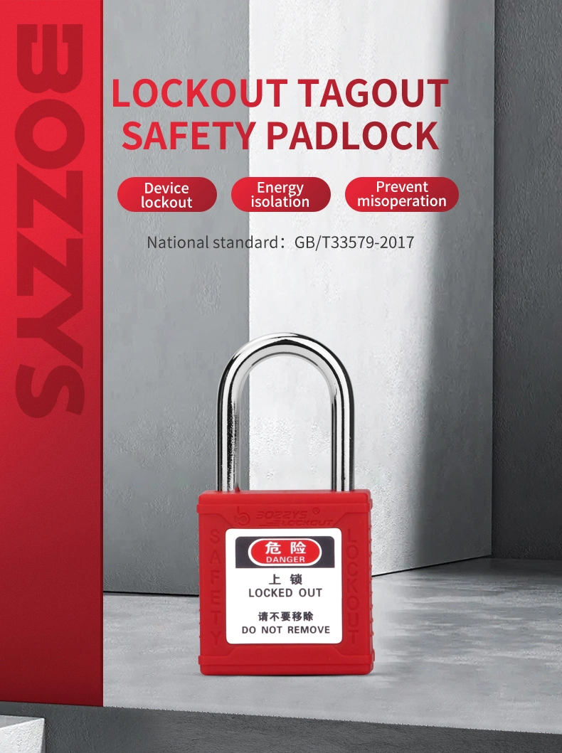 Bozzys Small Isolated Electric Nylon Safety Padlock