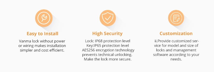 Top Security Master Key for More Padlocks Smart Padlock Management System