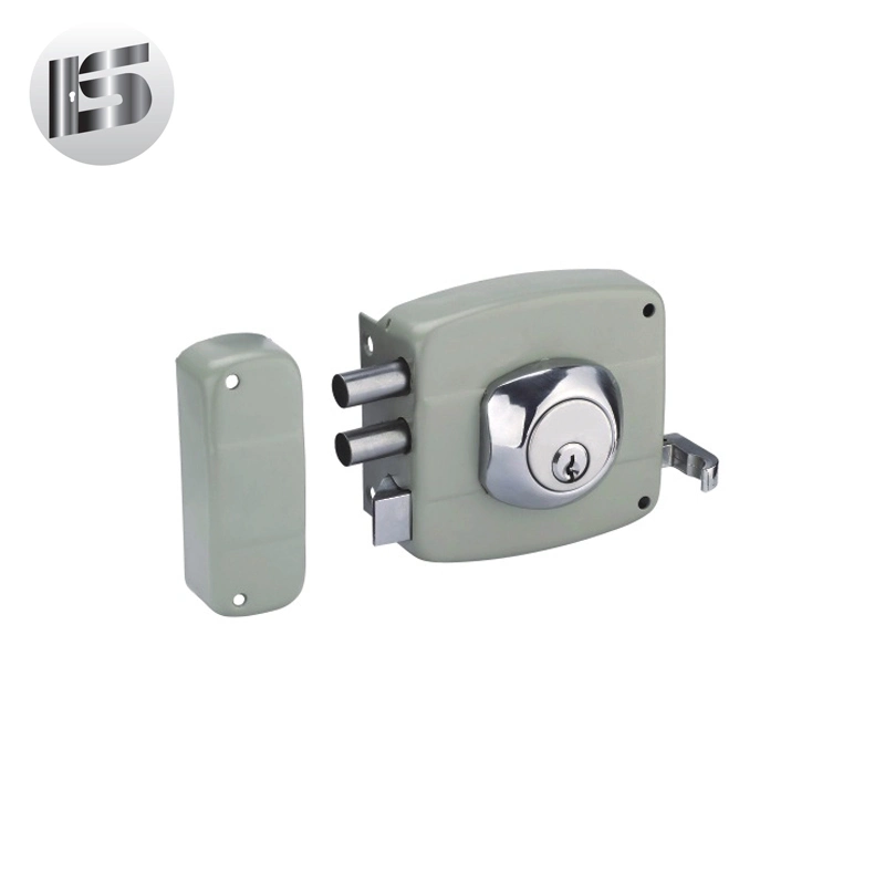 High Quality Residential Cerradura De Sobreponer Brass Chapa Double Locking Night Latch Door Rim Lock