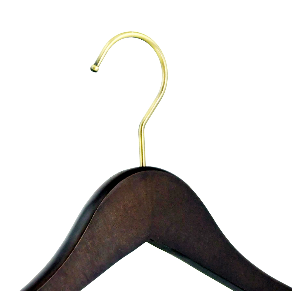 Manufacturer Wholesale Hangers High Quality Custom Luxury Store Wooden Hanger for Closet