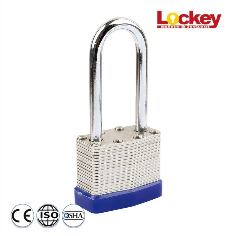 Keyed Alike Industrial Laminated Steel 67mm Shackle Safety Padlock